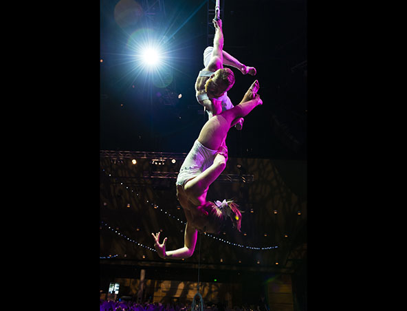 Aerialists Brisbane - Trapeze Artists - Aerial Entertainment Performers